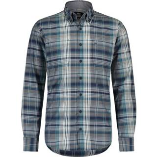 👉 Overhemd katoen mannen donker turquoise Hector – Heren 8718451502012
