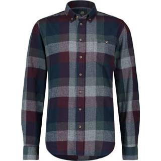 👉 Overhemd katoen mannen bordeaux Aldin – Heren 8718451507611