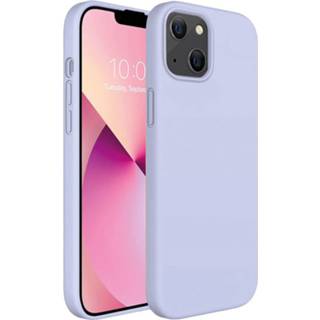 👉 Violet siliconen Ceezs iPhone 13 Mini hoesje (violet) 8720626914568