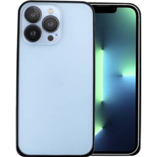 👉 Zwart ShieldCase iPhone 13 Pro vierkante metallic case (zwart) 8720626915596