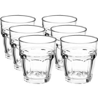 👉 Drinkglas transparant 12x Drinkglazen/waterglazen 200 Ml Rock Bar - Drinkglazen 8720276630658