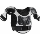 👉 FOX Racing - Kid's Peewee Titan Roost Defle - Beschermer maat M/L, zwart/grijs