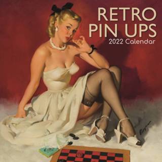 👉 Kalender multi papier Kunst 2022 retro pin ups 30 cm