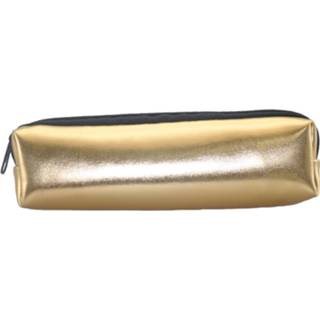 👉 Etui kunststof goud junior kinderen rits geen personage Luna 19 cm mat 8719817771134