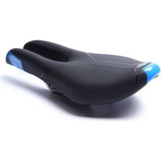 👉 Mountainbike zadel zwart blauw active STARBK Zitkussen Racefiets Fietsstoeltje (Zwart Blauw)