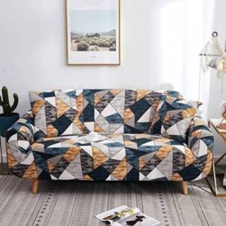 👉 Sofa elastische antislip active Double Seat Four Seasons Printing Volledige dekking Cover (Color Puzzle)