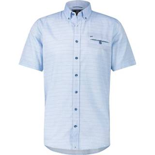 👉 Overhemd katoen mannen blauw Jim – Heren 8718451537717