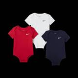👉 Rompertje male jeugd meerkleurig baby's Nike Rompertjes voor (0-9 maanden, 3 stuks) - 193654746414