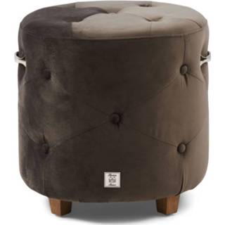 👉 Rivièra Maison Bowery Footstool , Velvet Iii, Anthracite 8720142219505