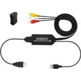 👉 HDMI-converter active mannen RL-HTAL1 HDMI-naar-AV-converterspecificatie (Man-man-opsluiting + HDMI-converter)
