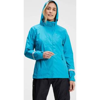 👉 Regenjas polyester m fietsen vrouwen getapete naden turkoois Cumbria – Dames