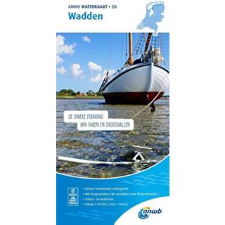 👉 Waterkaart unisex ANWB 20 - Wadden 9789018046156