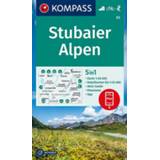 👉 Wandelkaart unisex Kompass 83 Stubaier Alpen 9783991211525