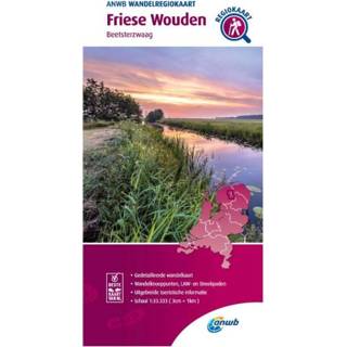 👉 Wandelkaart unisex ANWB Friese Wouden, friesland, wouden 9789018046385