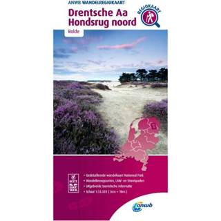 👉 Wandelkaart unisex ANWB Drentsche Aa en Hondsrug-Noord 9789018046408