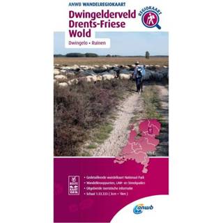 👉 Wandelkaart unisex ANWB Dwingelderveld - Drents Friese Wold 9789018046422