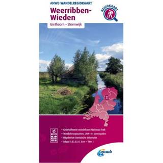 👉 Wandelkaart unisex ANWB Weerribben- Wieden 9789018046439