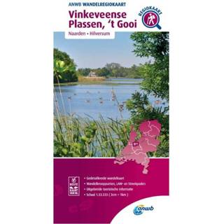 👉 Wandelkaart unisex ANWB Vinkeveense Plassen en 't Gooi 9789018046521