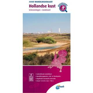 👉 Wandelkaart unisex ANWB Hollandse Kust 9789018046606