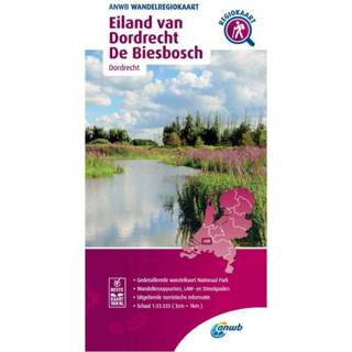 👉 Wandelkaart unisex ANWB Eiland van Dordrecht en de Biesbosch 9789018046620