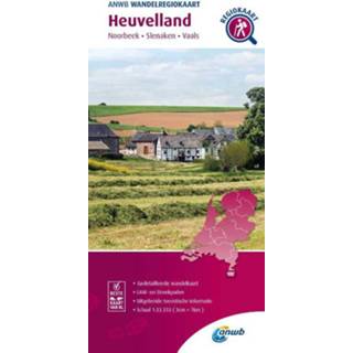 👉 Wandelkaart unisex ANWB Heuvelland 9789018046743