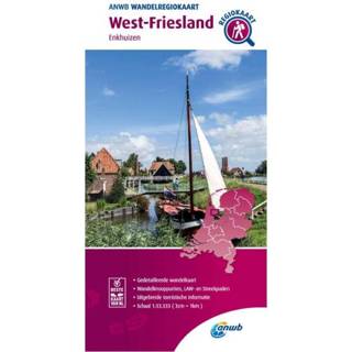 👉 Wandelkaart unisex ANWB West-Friesland 9789018046576