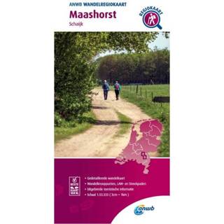 👉 Wandelkaart unisex ANWB Maashorst 9789018046705