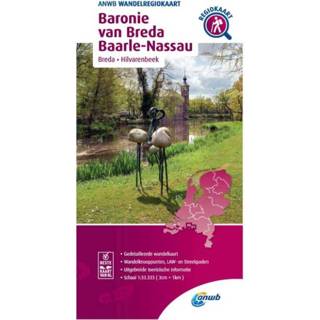 👉 Wandelkaart unisex ANWB Baronie van Breda en Baarle-Nassau 9789018046675