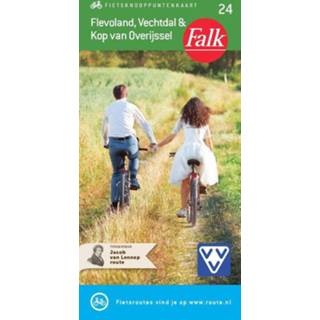 👉 Fietskaart unisex Falk Flevoland, Vechtdal en Kop van Overijssel 9789028730366