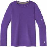 👉 Smartwool - Kid's Merino 250 Baselayer Crew Boxed - Merino-ondergoed maat XL, purper