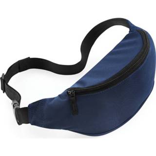 Heuptas blauw Heuptasje/buideltasje Navy 38 Cm - Heuptassen 8718758324294