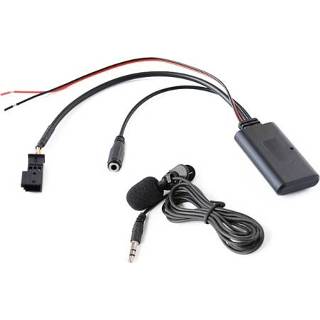 👉 Muziekkabel groot active Auto Scherm Host AUX Bluetooth Muziek Kabel + MIC Voor BMW E39 E46 E53 X5