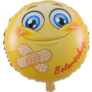 👉 Folieballon geel Folat Beterschap 45 Cm 8714572618267