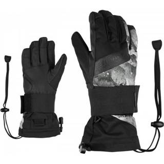 👉 Glove zwart grijs XS uniseks Ziener - Mikks AS Junior SB Handschoenen maat XS, zwart/grijs 4059749805502