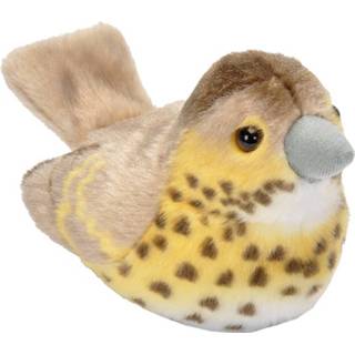 👉 Knuffel bruin pluche Wild Republic Lijster Met Geluid 15 Cm 92389194975
