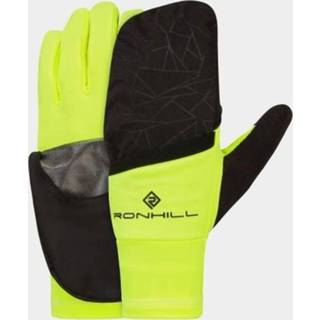 👉 Glove zwart geel s Ronhill Wind-Block Flip Black/Yellow 5051508544942