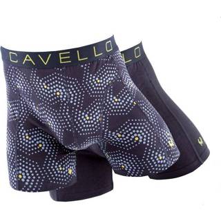 👉 Boxershort l|xl|xxl|s|m male paars Cavello 2-pack boxershorts stippen