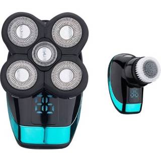 👉 Scheerapparat active Elektrisch scheerapparaat Oplaadbaar Intelligent digitaal display Kaal tondeuse, stijl: neushaarapparaat en gezichtswasborstel