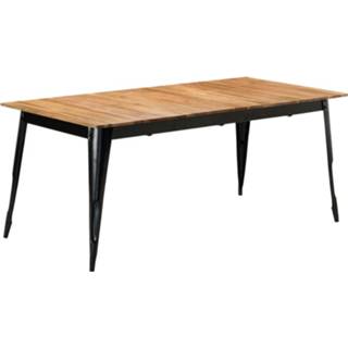 👉 Eettafel acaciahout Vidaxl 180x90x76 Cm Massief 8719883680774