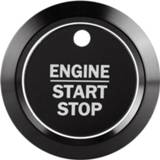 👉 Motorstart zwart active Auto Motor Start Sleutel Drukknop Ring Trim Sticker Decoratie voor Ford F150 (Zwart)