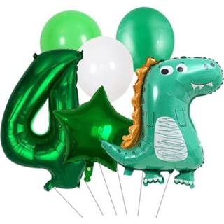 👉 Dinosaurus aluminium active 5934 Membraan Latex Combinatie Digitale Ballon Set Achtergrond Decoratie Cartoon (4)