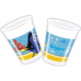 👉 Beker kunststof multikleur Finding Dory Bekers 8 Stuks 8718758956655