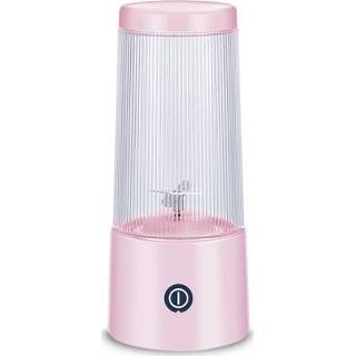 👉 Juicer roze active Mini Home draagbare USB oplaadbare sapbeker (N8 roze)