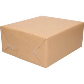 👉 Inpakpapier bruin 3x Inpakpapier/cadeaupapier Kraft Rol 500 X 70 Cm - Cadeaupapier 8720147662061