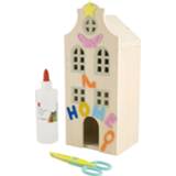 👉 Unisex hout HEMA Grachtenpand 10.5x12.6x31 8720354138670