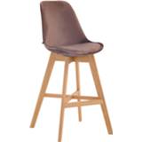 👉 Barkruk bruin active Narvik Velvet Natura, 8720526141965