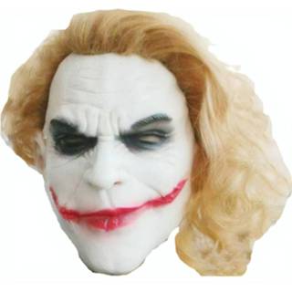 👉 Gezichtsmasker Haza Original Scary Joker Met Haar Unisex One Size 8711319032089