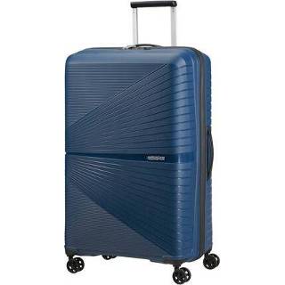 👉 Spinner polypropyleen hardcase zwenkwielen ritssluiting nederlands unisex blauw American Tourister Koffer Airconic 77 Midnight Navy 5400520017277