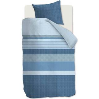 👉 Dekbedovertrek blauw katoen Beddinghouse Hidde - 1-persoons (140x200/220 Cm + 1 Sloop) Blue 8719931177508