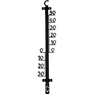 Zwart Buitenthermometer Tuin / Buiten 25 Cm - Buitenthermometers 8720147792706